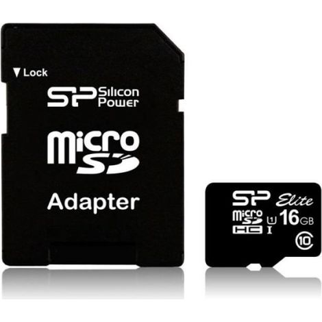 Carte Mémoire Microsd - Uhs-1 Class 10 - 16 Go - Lecture Jusqu'à 40 Mo/s - Pour Appareils Compatibles Microsdhc