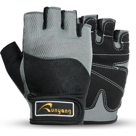 Safety Work Gloves, Multifunctional Half Finger Work Mitts, Gardening Gloves Padded Palm Protection, Joinery, Electrician, Assembly, Auto Repair (1/5)