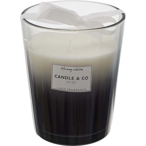 Bougie - HOME DECO FACTORY - Harmony - Parfumée - Vase - Noir (1/4)