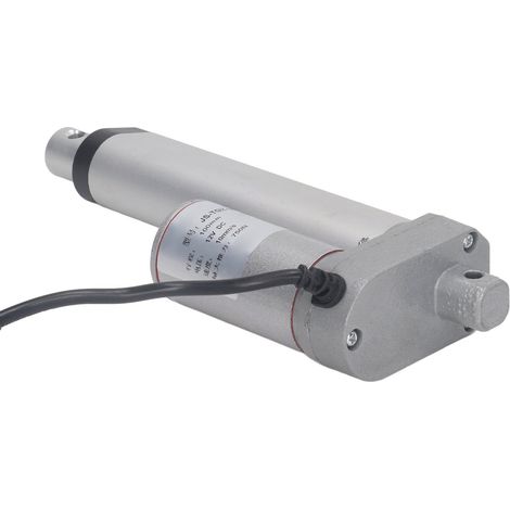 Mini actionneur électrique linéaire 750N 100mm 12V pour le mouvement du moteur en plein air Agriculture piste robotique domotique blanc avec contrôleur télécommande