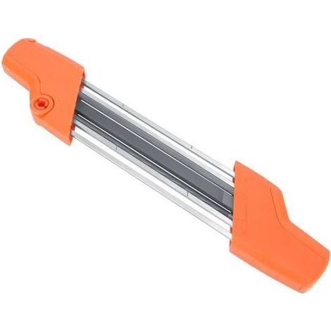 outil d'affûtage de chaîne Lime d'affûteuse de tronçonneuse portable 2 en 1 de 5,2 mm pour STIHL 5605750 4303 3/8 po P et (1/4)