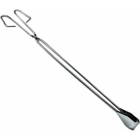 Ensoleille – Pince à déchets 35 cm – Acier inoxydable – Ramassage sécurisé d'objets dangereux – Pour verre brisé et ordures (1/5)
