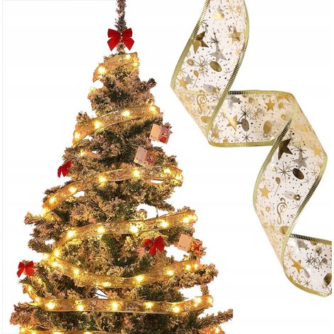 LED-Weihnachtsbaum-Dekorationsband, 5 m, 50 LEDs (1/5)
