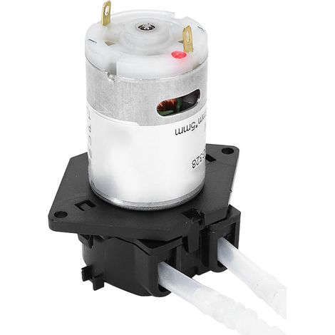 12V 35 Dosierpumpe DIY Peristaltikschlauchkopf für Aquarienlabor-Chemieanalyse (schwarz) (1/5)