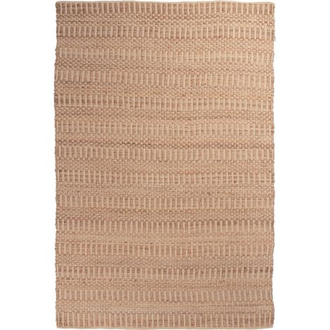 Tappeto da interno Ruanda intarsio naturale in iuta e cotone -200 x 300 cm (1/2)