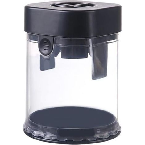 Trancheuse de fruits amovible noire - Gadget de cuisine - Coupe raisin à large ouverture - Coupe trancheuse pour couper fraises, bananes, cerises (1/5)