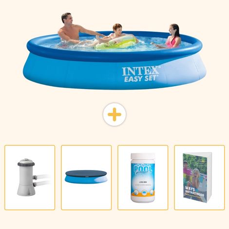 Intex Piscine Easy Set Ronde - 366x76 cm - 5-pièces  SCB100 (1/5)