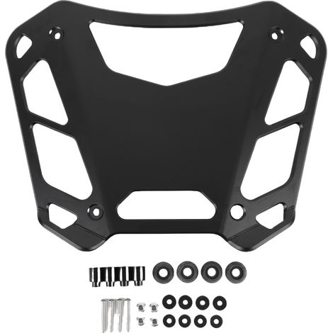 Portapacchi posteriore per moto, finitura nero opaco, elevata capacità di carico, supporto di ricambio per bauletto per Spyder F3-T con. (1/5)