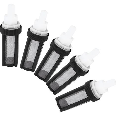 Filtre pour Pompe Submersible Lot de 5 Crépines en Acier Inoxydable Tamis 9 MM Adaptées à Micro-Pompe et Filtration Bassin (1/5)