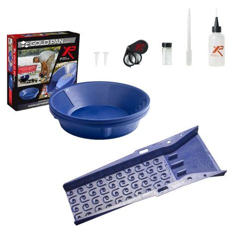 XP Xplorer Gold Pan Starter Kit batea + Canaletta per oro