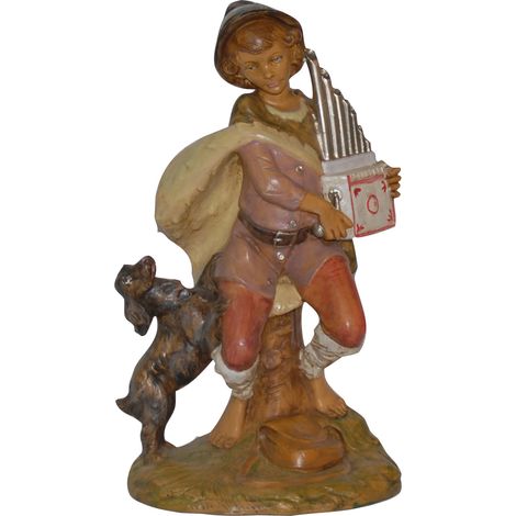 SUONATORE DI ORGANINO 30CM IN RESINA