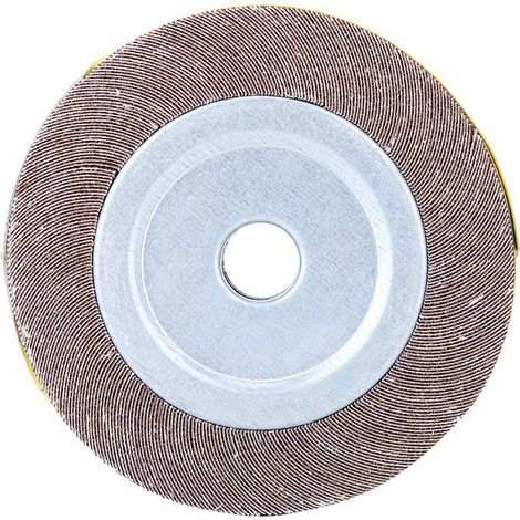 Disques à polir pour meuleuse, roues à lamelles pour inox, 80 grains, abrasif pour tube en acier inoxydable (1/5)