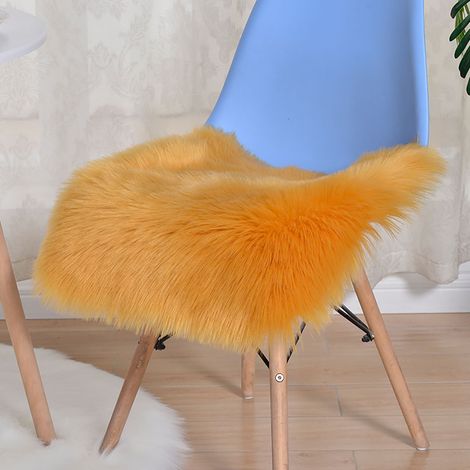 Coussin De Siege Pour Chaise De Bureau - 40 Cm Carré - Tissu Velours Doux - Pour Ordinateur Et Bureau - 1 Pièce (1/4)