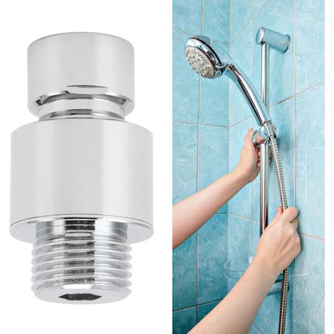 Adaptateur de douchette à main, coude de douche à 135 degrés, raccord en cuivre, adaptateur de pommeau de douche (1/5)