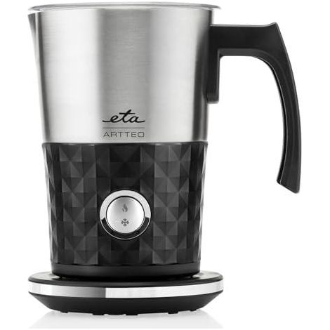 eta ETA Artteo Mousseur à lait électrique I 550 W I 300 ml I Revêtement antiadhésif I Pour mousse de lait chaude et froide I Chauffer le lait I Café, cappuccino, café au lait, cacao, café latte, latte