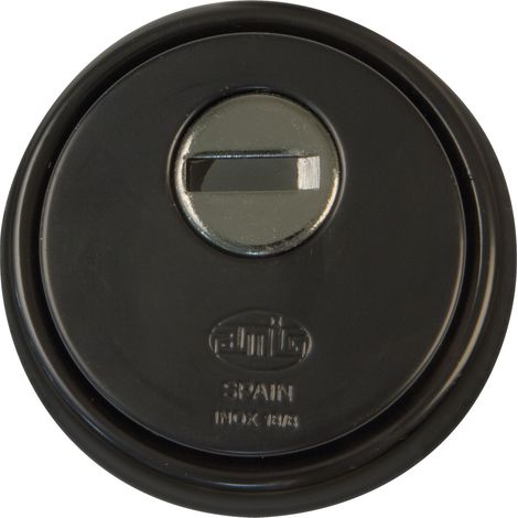 AMIG 20094 Protecteur de cylindre 31 Ø65 mm Acier Noir mat