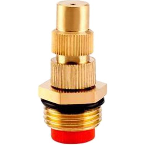 1/2 Twist Hose Nozzle Heavy-duty Adjustable Brass Nozzle for Watering Gardens (1/5)