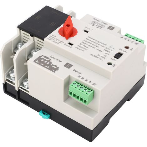Circuit de commutation automatique double alimentation 220 V CA avec commutation à la milliseconde et alimentation sans interruption. Contrôleur de commutation temporisée pour l'alimentation CA vers u (1/5)