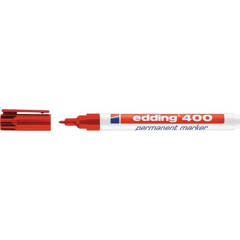 Marqueur Permanent Rouge 400 Edding