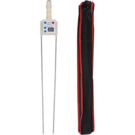 Detector de humedad de grano de doble aguja - Modelo grande, batería no incluida (1/5)