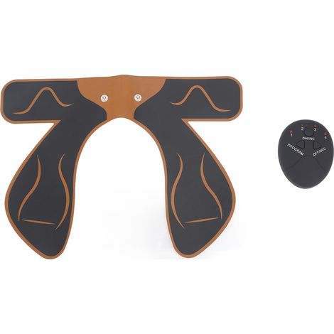 Appareil de levage des fesses en cuir PU, masseur entraîneur pour hanches, équipement de fitness portable à domicile avec télécommande pour hommes et femmes (1/5)