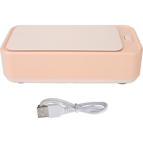 Machine de Nettoyage à Ultrasons pour Bijoux et Lunettes - Rose (1/5)