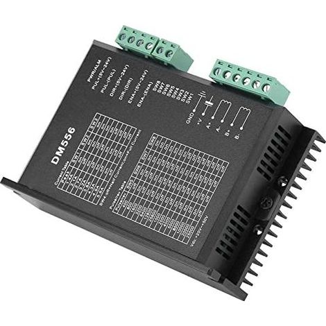 Controlador de motor paso a paso Nema 23, 24V-50V CC DM556 Controlador de motor paso a paso bifásico 42/57 Controlador de motor paso a paso utilizado en máquinas de embalaje automáticas y máquinas de (1/5)