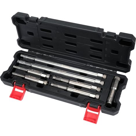 Lang Gewindeschneider-Set für Zündkerzen, 7-teilig, M8 - M18