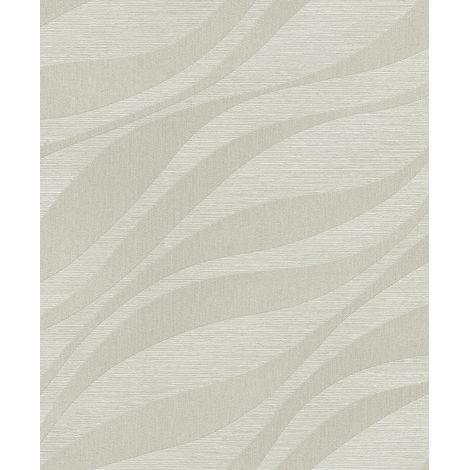 Rasch Vliestapete Muster Wellen beige 10,05 x 0,53 m Wandtapete (1/3)