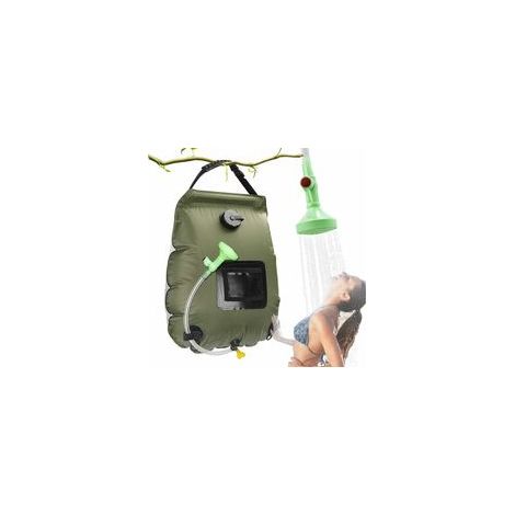 Sac de Douche Solaire Camping, avec caractéristiques : Portable, Table, Sac, 20L, Pliable, Solaire (1/5)