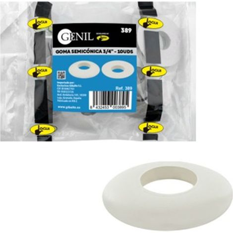 Goma / Arandela semi cónica bolsa 10 uds - 1 1/2", GIBALTO