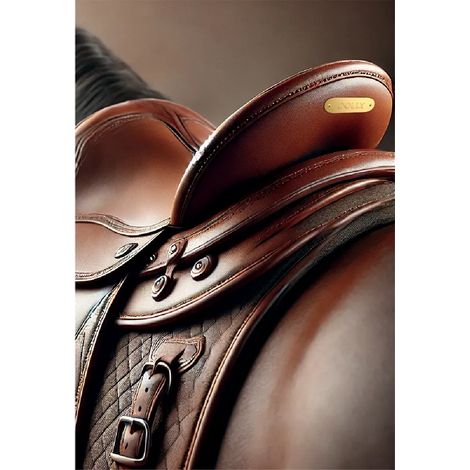 Etiqueta de silla myfamily personalizable remaches duraderos marrón