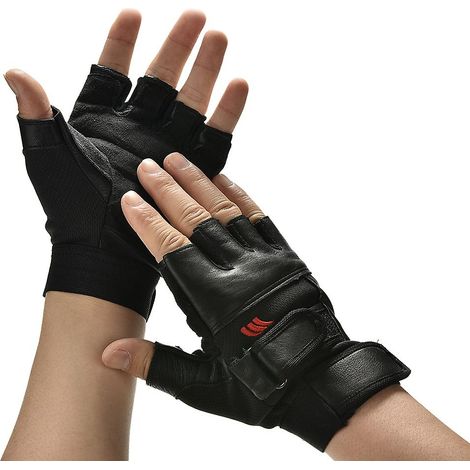 Gants en cuir pour hommes, musculation, entraînement, sport et fitness, voiture de sport (1/4)