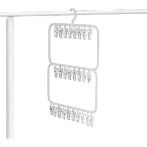 Wäscheständer Wäscheständer für Babykleidung – Tragbarer, windfester Wäschetrockner, Wäscheklammern, Socken (1/5)