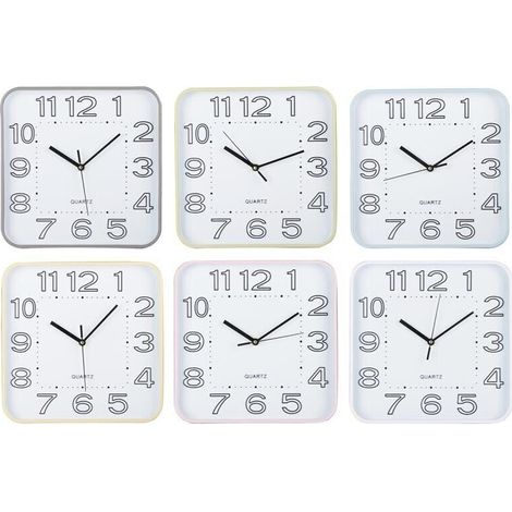 MAURY'S OROLOGIO EASY QUADRATO DA 30 CM IN COLORE ASSORTITO