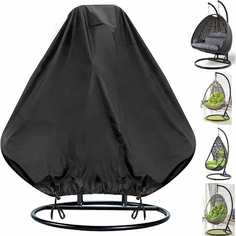 royaluxe - Housse Oeuf Suspendu, Tissu Oxford Housse Oeuf Suspendu Extérieur, Protection pour Housse Fauteuil Suspendu Imperméable, Anti-UV, Coupe-Vent, 232 x 203 cm