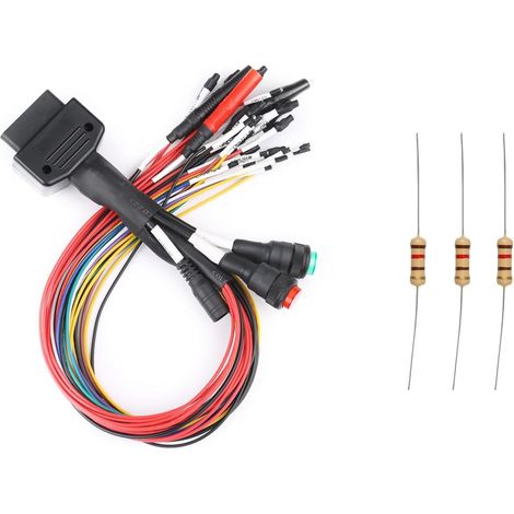 Outils d'adaptateur de diagnostic BreakoutTricore Cable Pinout Cable Programmation Réinitialisation pour MPPS V21/Videent/Fgtech/Byshut (1/5)
