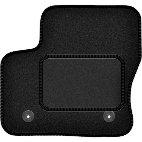 Fahrermatte aus Velours für: Ford Transit Connect Kastenwagen (2013–2017), schwarz
