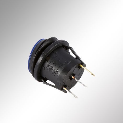Interrupteur Rocker ON/OFF LED Bleu 12V pour Auto et Bateau, SPST, 3 Pins, Installation Facile (1/5)