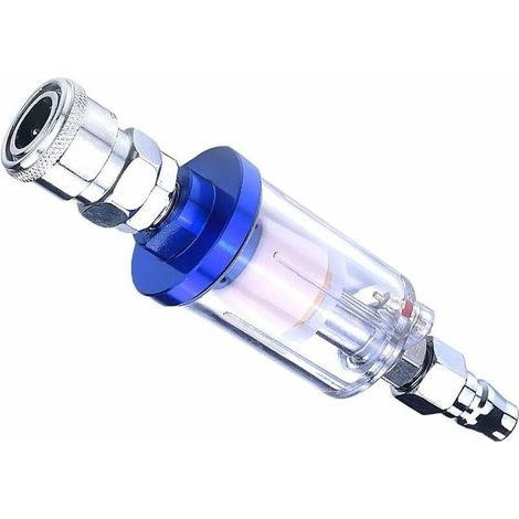 New Professional Compressor Water Separator Filter, 1/4" Compressed Air Regulator Filter for Paint Gun and Air Compressor (1/5)