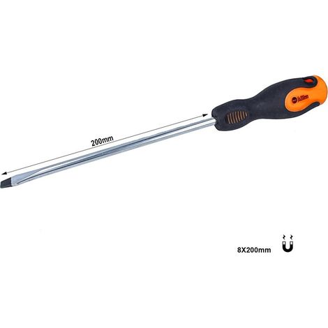 Cacciavite a Taglio 8X200mm Con Punta Magnetica