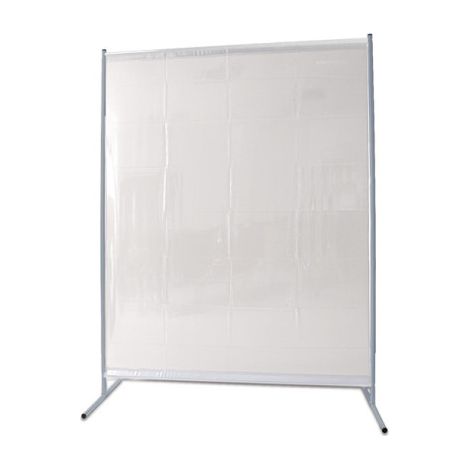Biombo con cortina tensada para uso flexible KEMPER                 S0 transparente
