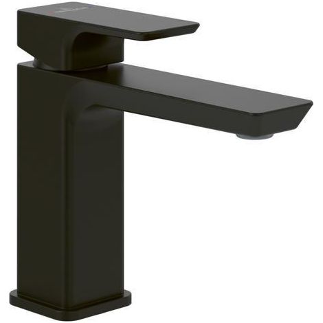 Miscelatore monocomando per lavabo VB Subway 3.0 51x155x176mm senza scarico. Nero opaco