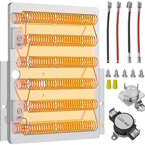 Kit de résistance chauffante pour sèche-linge Speed Queen Amana - Remplace les pièces 503978, 964p3, 510329 et 61928 (1/5)