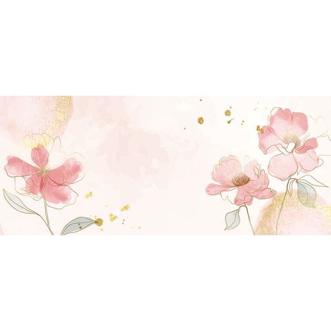 Papier peint panoramique - Fleurs - 130 cm x 55 cm (1/2)