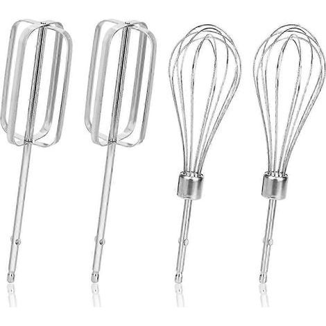 Ensemble de 4 embouts pour batteur électrique. accessoires en acier inoxydable pour batteur électrique 626. 2 modèles inclus (1/5)
