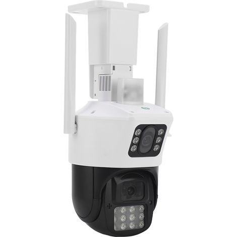 Caméra de surveillance extérieure 5MP HD à double objectif, étanche IP66, avec suivi de mouvement et Wi-Fi, prise UE 110-240 V (1/5)
