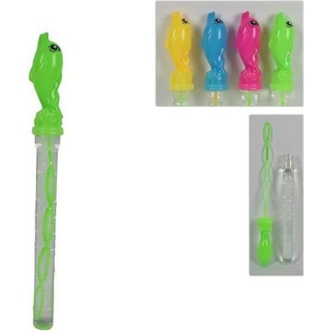 Trade Shop - Set 2 stücke Seifenblasen 105ml Schwert Delfin Spiel Spaß Kinder 35cm - (1/2)