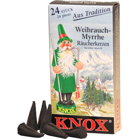 Knox Räucherkerzen - Weihrauch 24 Stück Räucherwaren