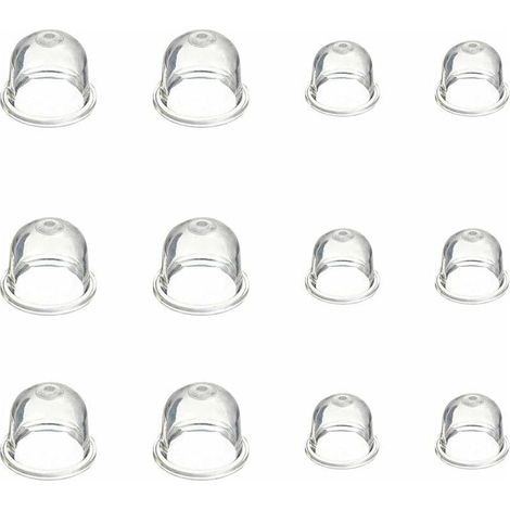 12 Pièces Carburateur Amorce 19 mm et 22 mm Poire Pompe Amorcage Accessoires de Carburateur pour Debroussailleuse Tronçonneuse Souffleur Tondeuse (1/5)